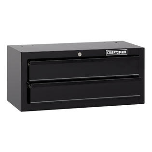 Craftsman 26 2 Drawer Standard Duty Middle Chest Black