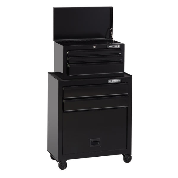 Craftsman 26 5 Drawer Standard Duty Tool Chest Cabinet Black