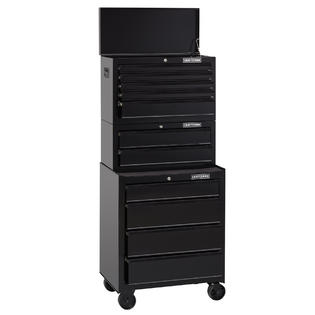 Craftsman 26 2 Drawer Standard Duty Middle Chest Black
