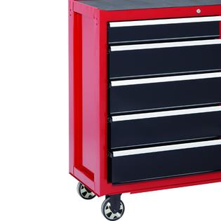 Craftsman 41 8 Drawer Heavy Duty Rolling Cabinet Red Black