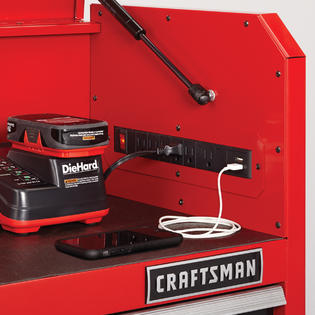 Craftsman 52 8 Drawer Top Chest Red