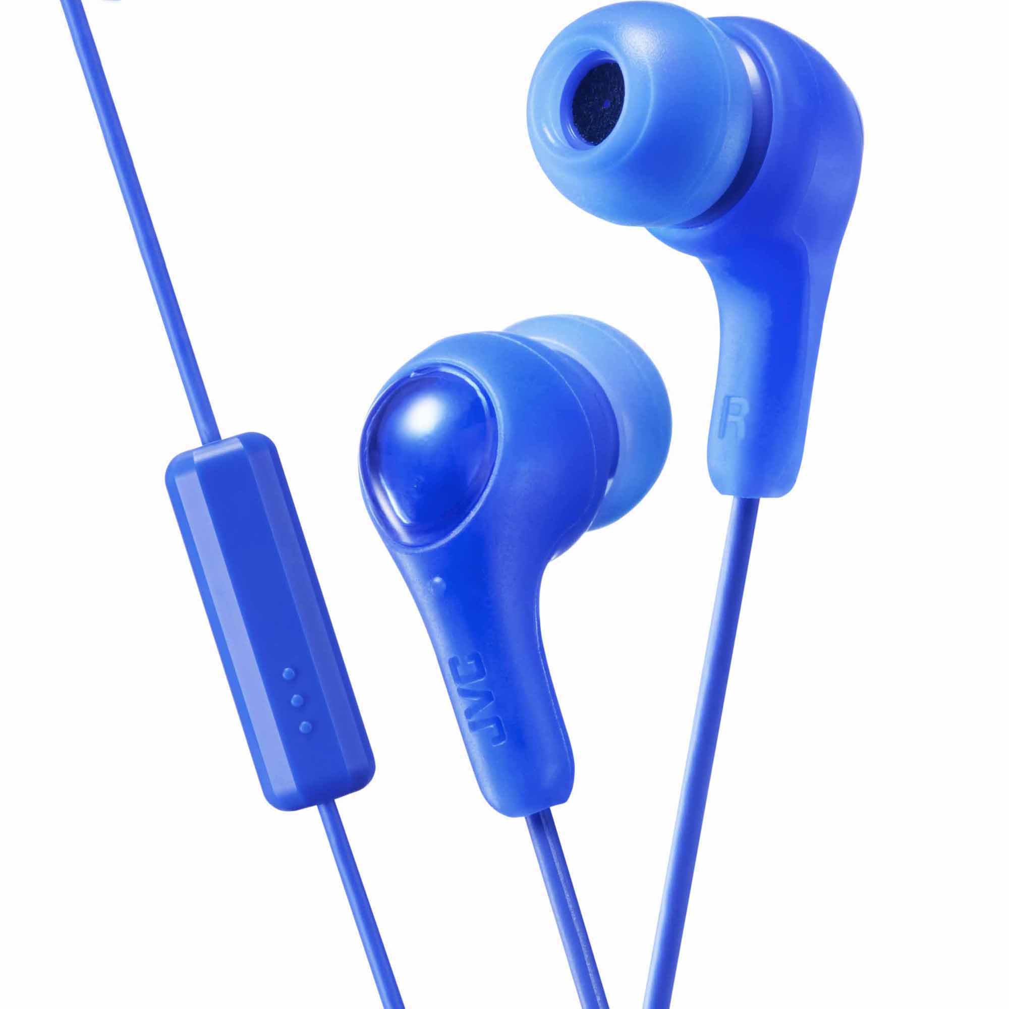 JVC Kenwood HAFX7MA Gumy Plus In-Ear Headphones with Remote and Mic - Berry Blue HAFX7 JVC Kenwood HAFX7MA Gumy Plus In-Ear Headphones with Remote and Mic - Berry Blue HAFX7