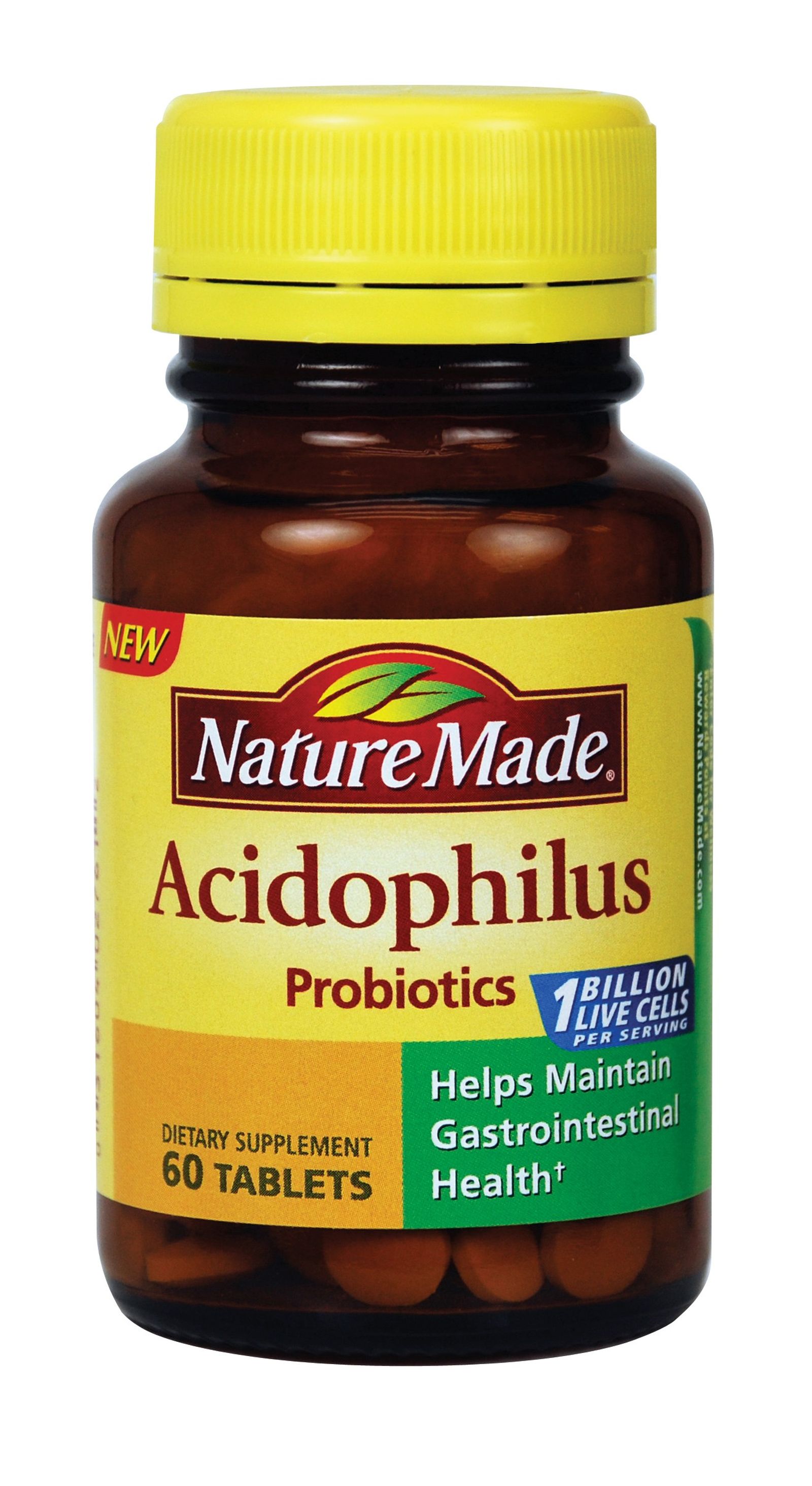 Nature Made Acidophilus Probiotics, 60 Tablets
