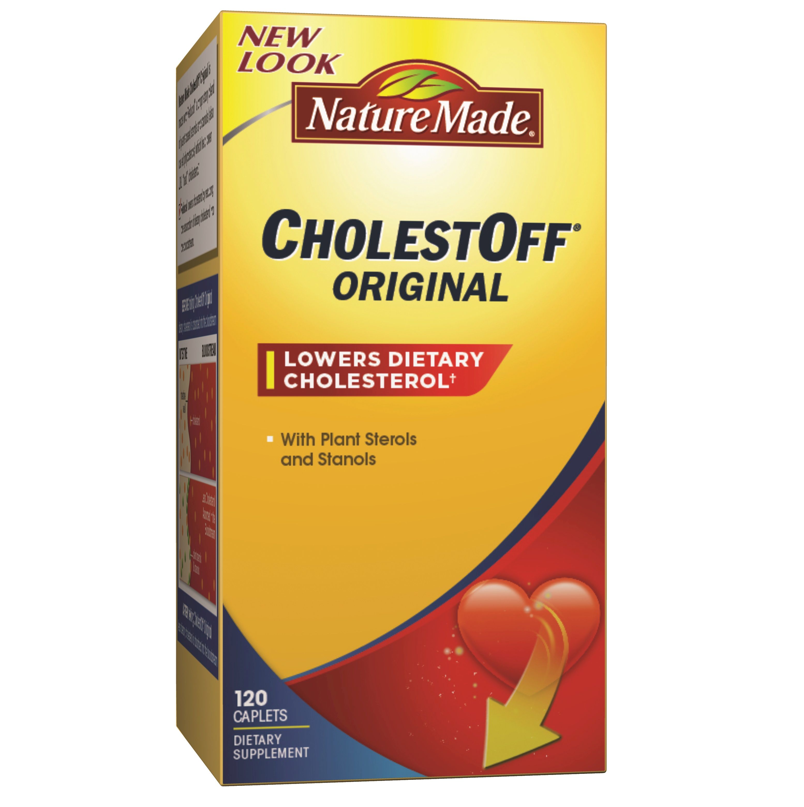 Nature Made CholestOff with Reducol, Value Size, 120 Caplets
