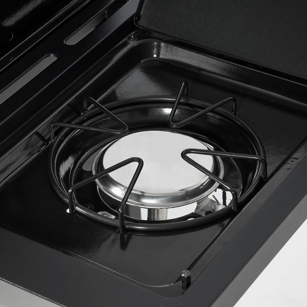 Kenmore 6Burner LP Gas Grill with Side Burner Black/Stainless Steel