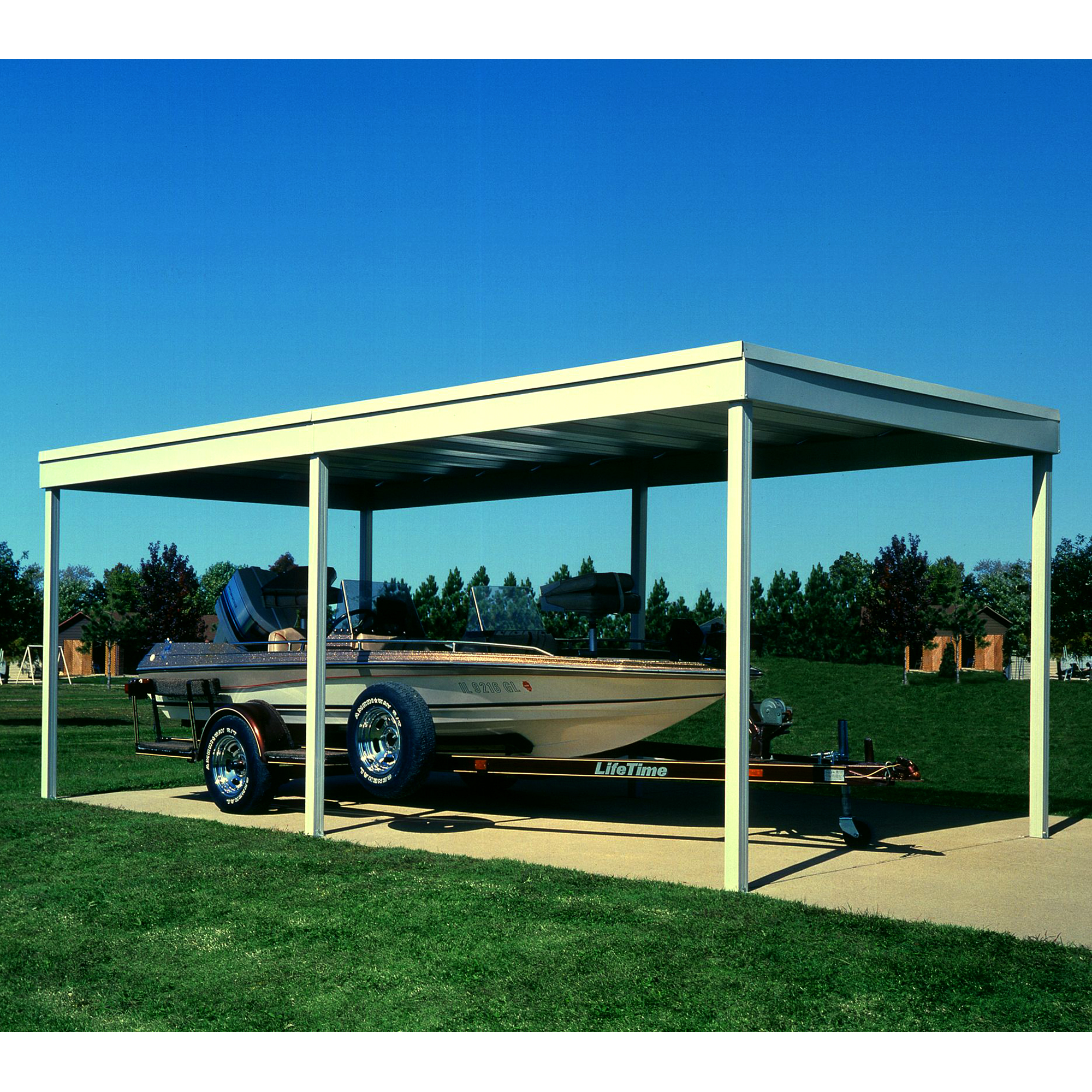 Arrow CP1020 10’x20’ Freestanding Steel Patio Cover/Carport