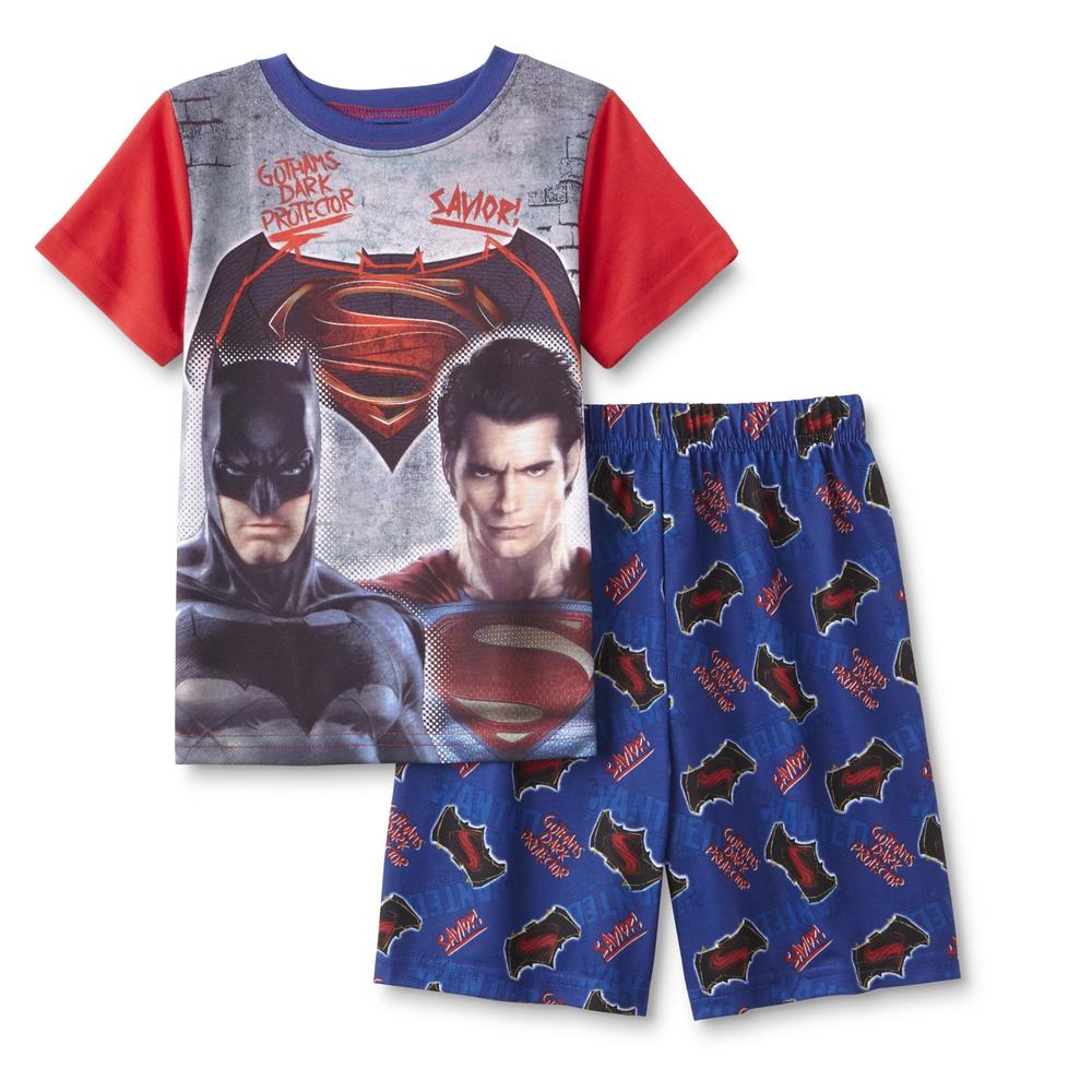 DC Comics Batman v Superman Boy's Pajama Shirt & Shorts