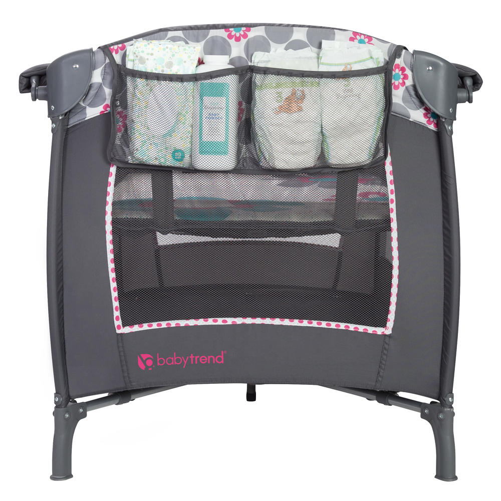 Baby Trend Lil Snooze Deluxe 2 Nursery Center, Daisy Dots