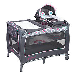 Baby Trend Lil' Snooze Deluxe II Nursery Center, Daisy Dots