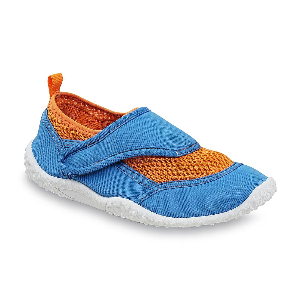 Athletech Boy's Cobalt Blue/Orange Water Shoe
