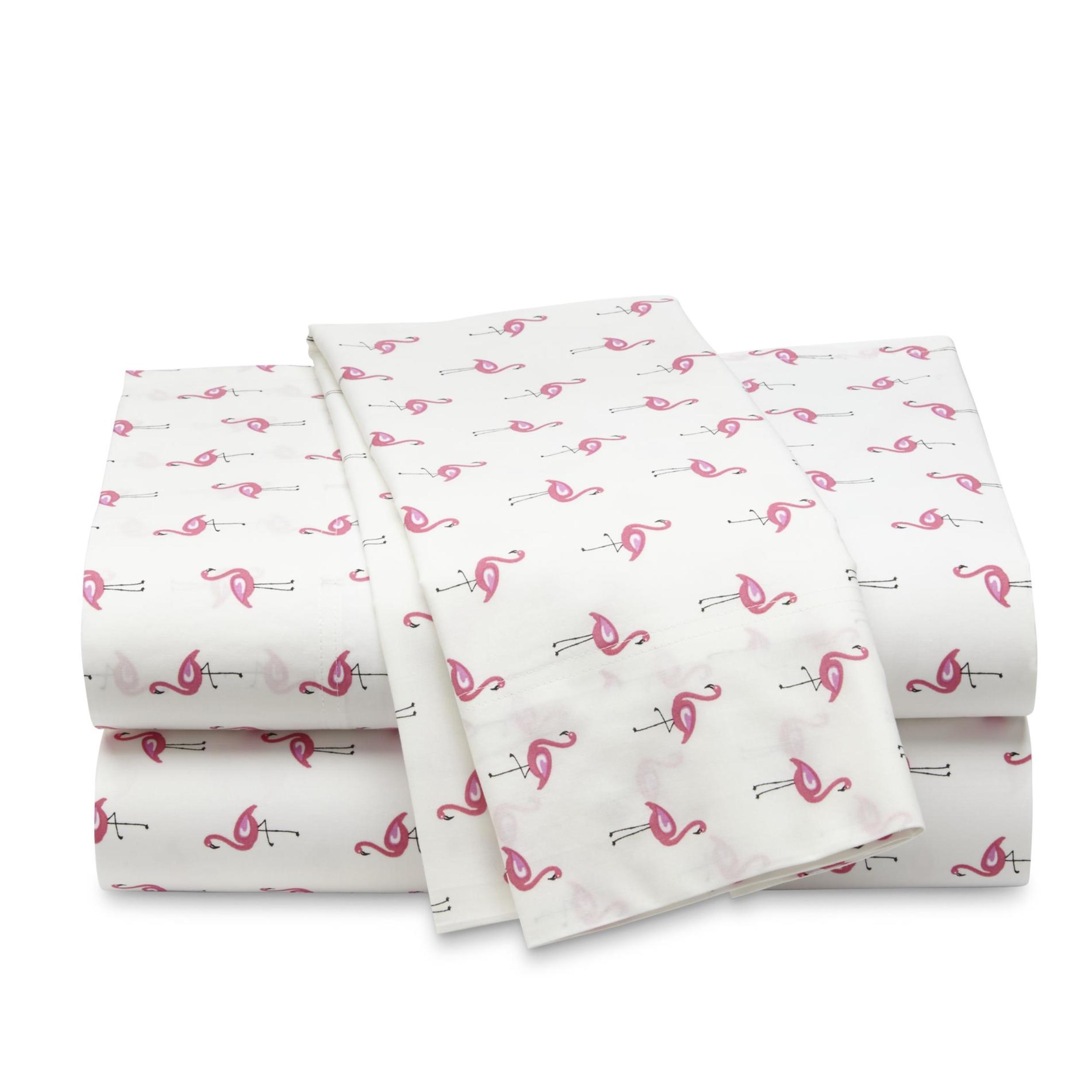 Joe Boxer 100% Cotton Percale Sheet Set, Size: Queen, White Joe Boxer 100% Cotton Percale Sheet Set, Size: Queen, White