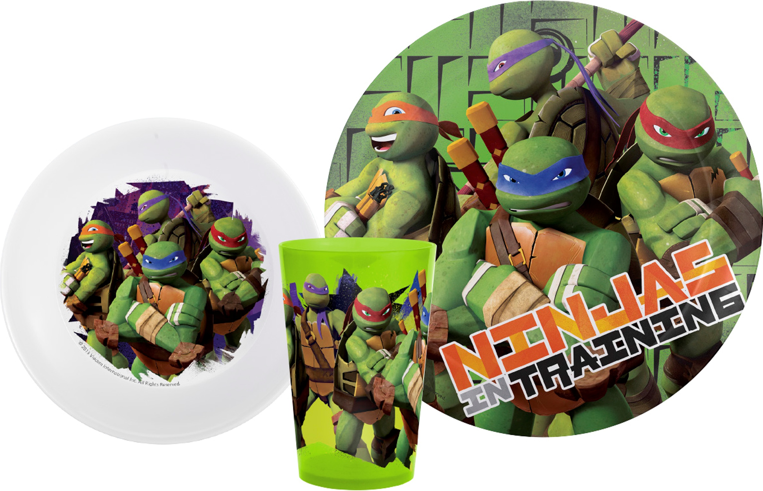 Nickelodeon Teenage Mutant Ninja Turtle 3-piece Dinnerware Set