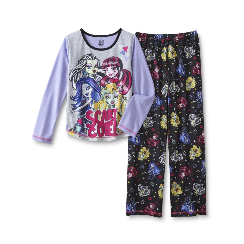 Mattel Monster High Girls' Pajama Shirt & Pants