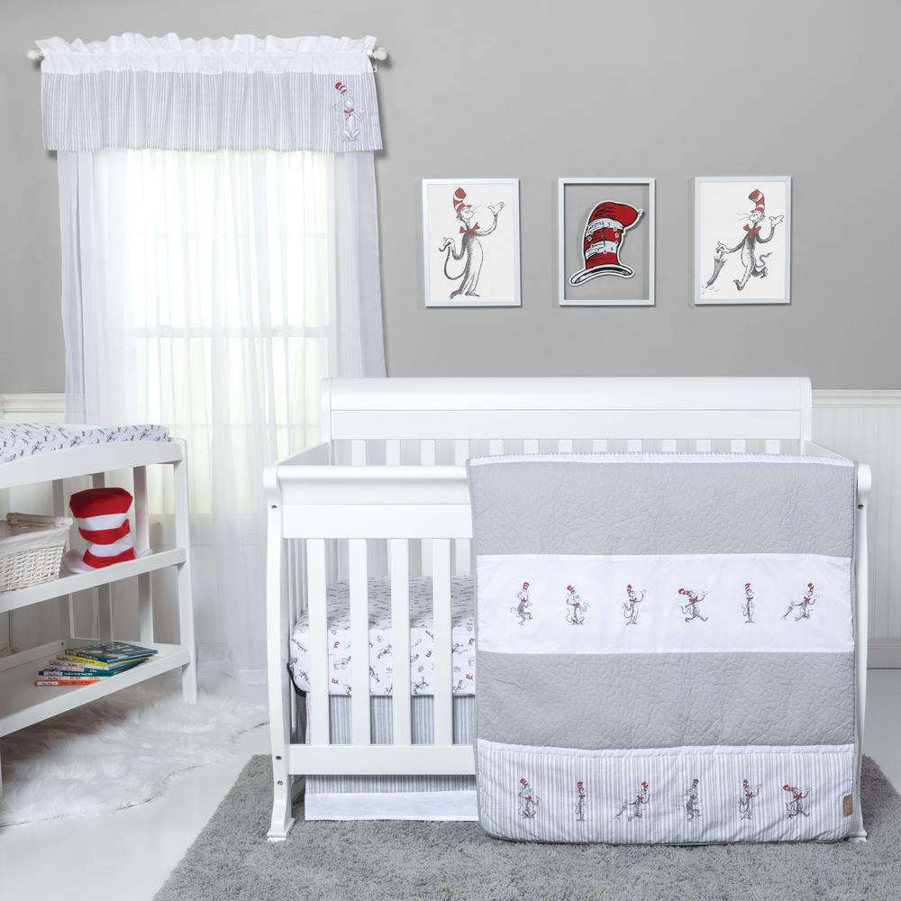 Trend Lab Dr. Seuss by  The Cat in the Hat Comes Back 4 Piece Bedding Set