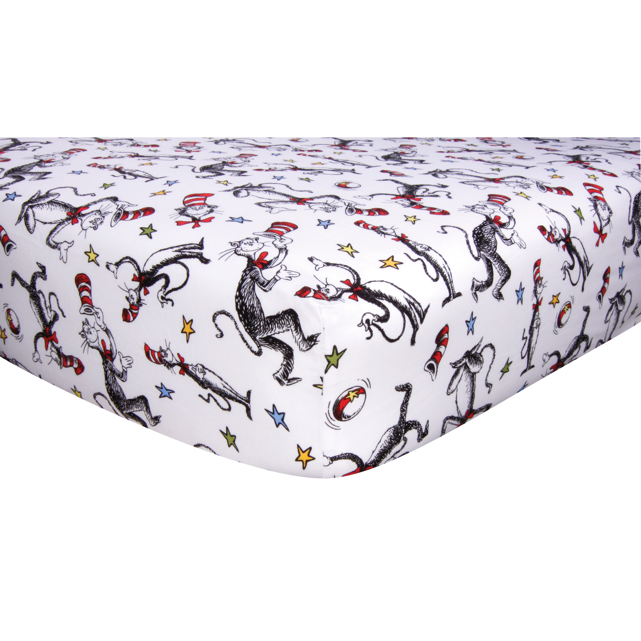 Trend Lab Dr. Seuss Cat in the Hat Fitted Crib Sheet