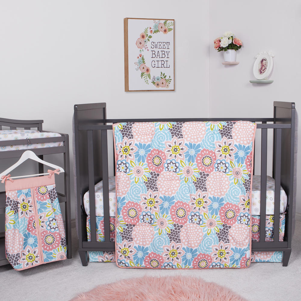 Trend Lab Waverly Blooms 5 Piece Crib Bedding Set