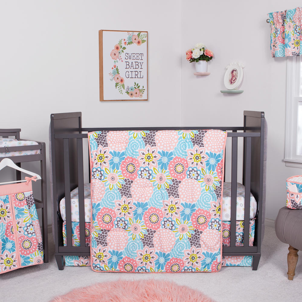 Trend Lab Waverly Blooms 5 Piece Crib Bedding Set