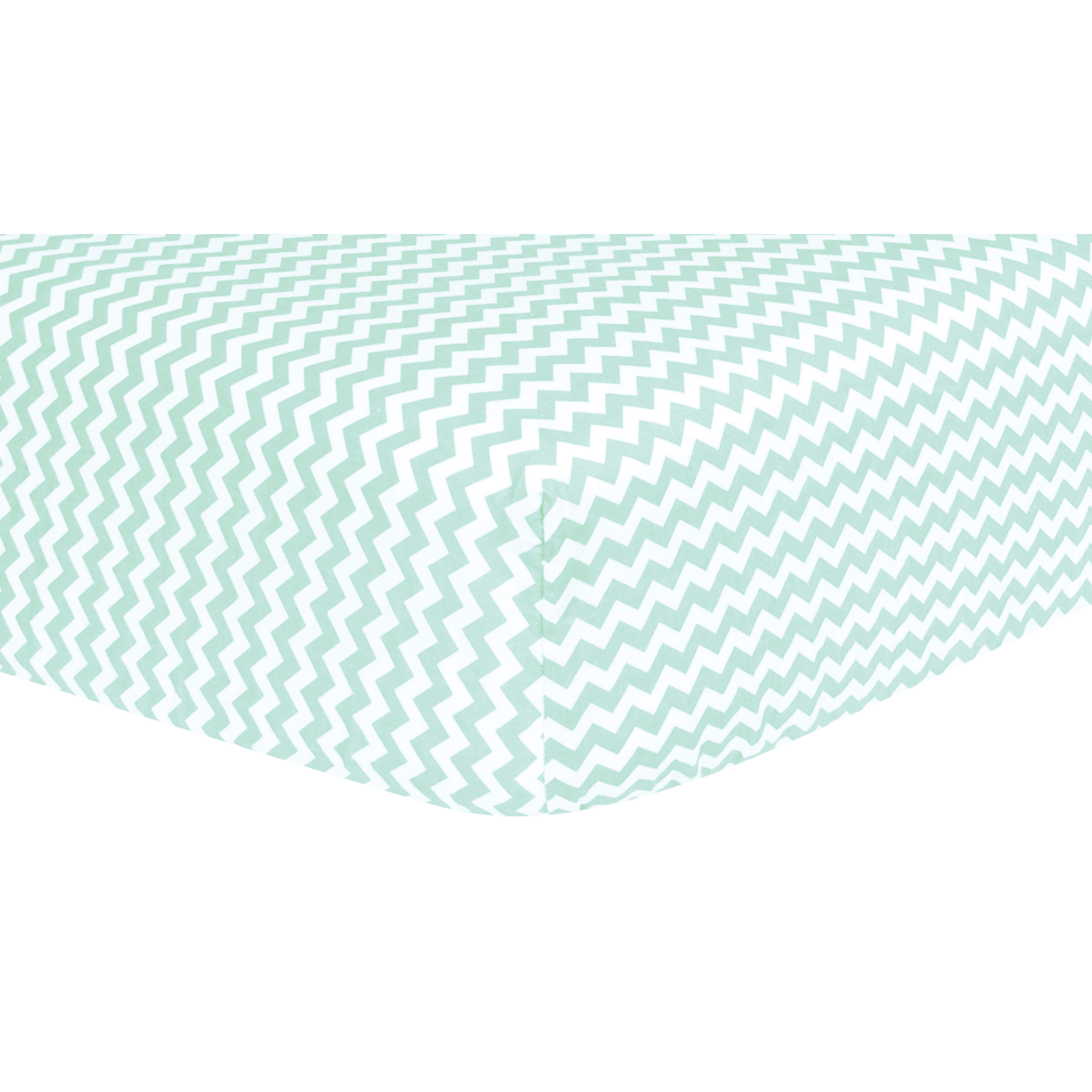 Trend Lab Mint Chevron Fitted Crib Sheet