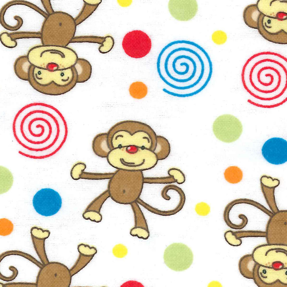Trend Lab Monkeys Deluxe Flannel Changing Pad Cover