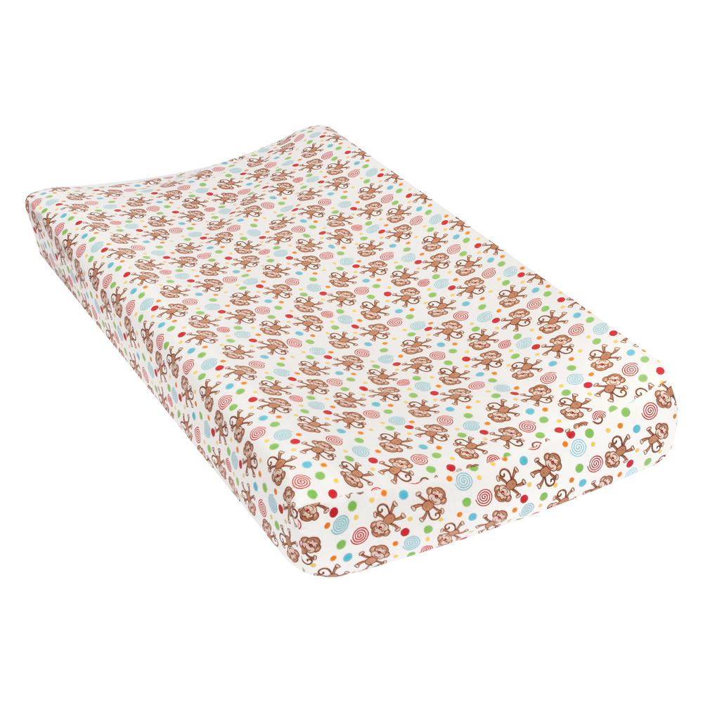 Trend Lab Monkeys Deluxe Flannel Changing Pad Cover