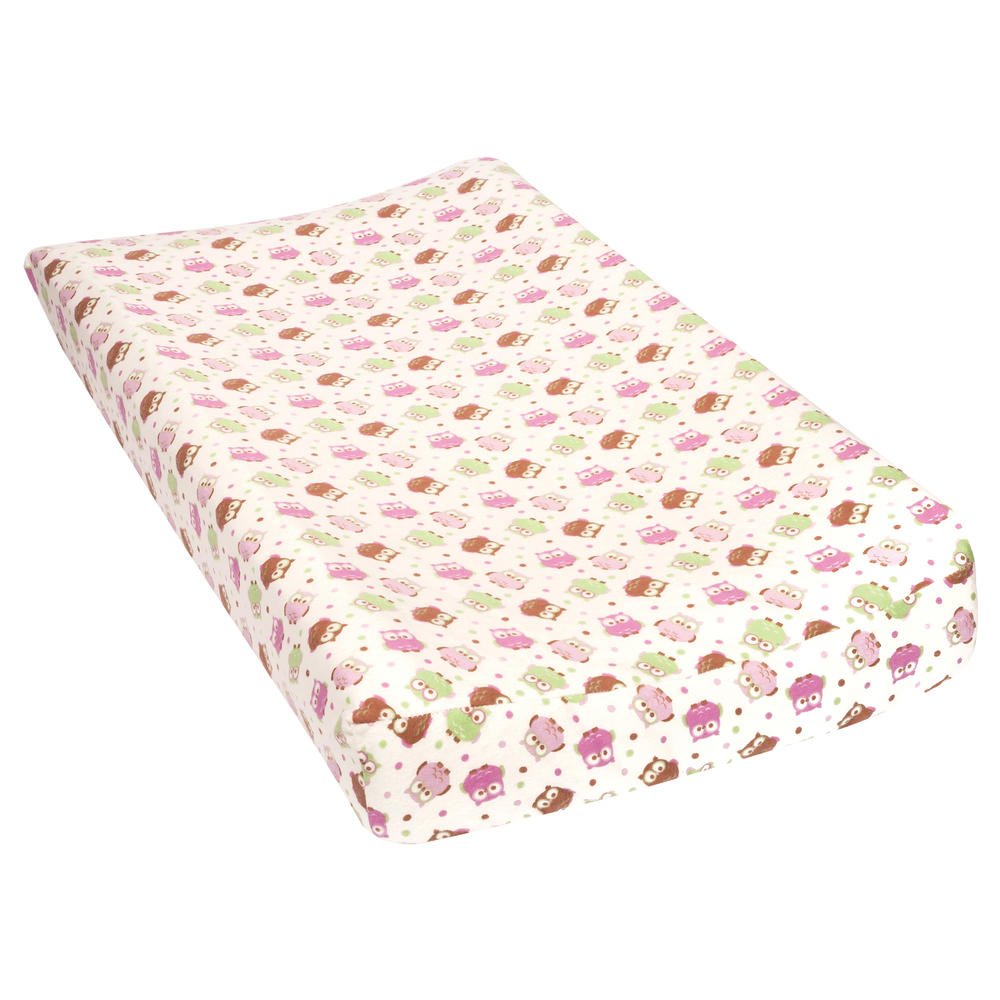 Trend Lab Owls Deluxe Flannel Changing Pad Cover