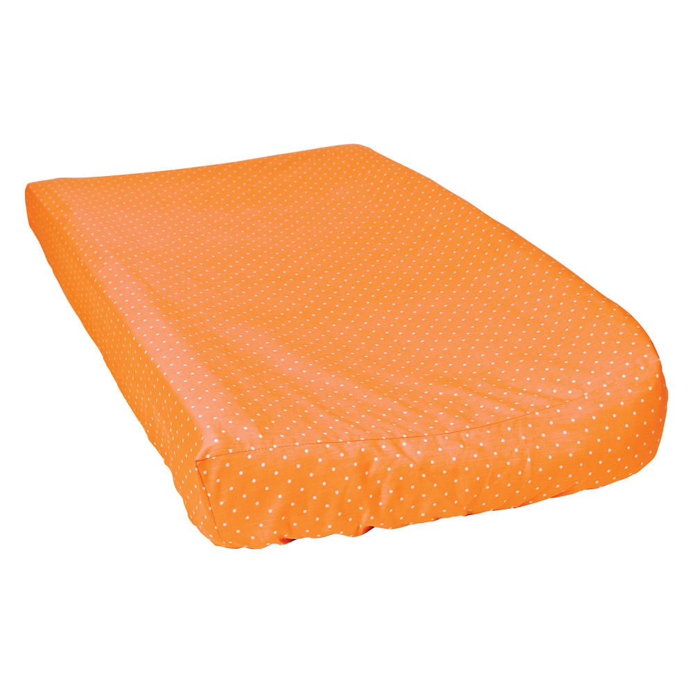 Trend Lab Orange Dot Changing Pad Cover