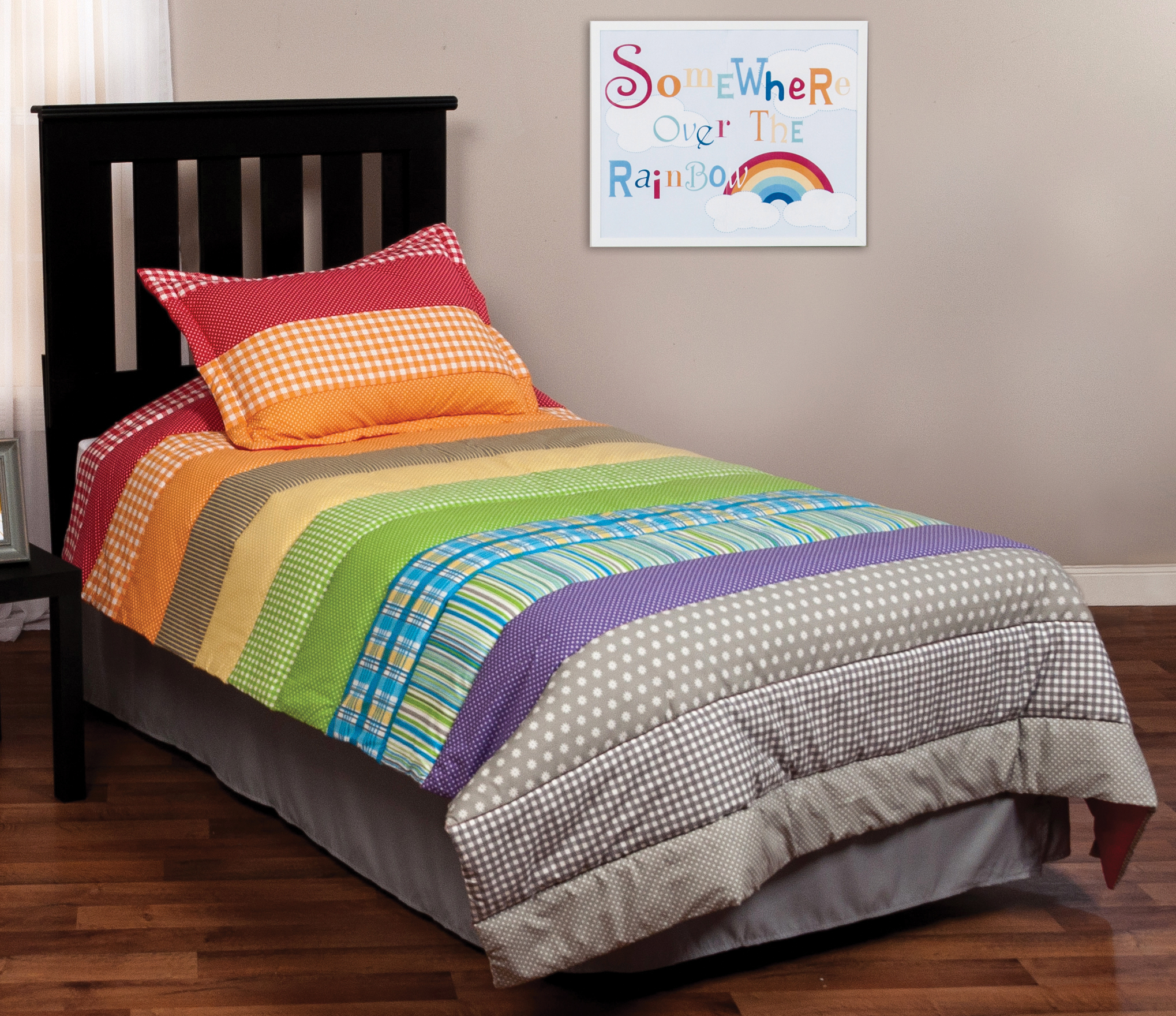 Trend Lab Rainbow Connection Twin Bedding Set