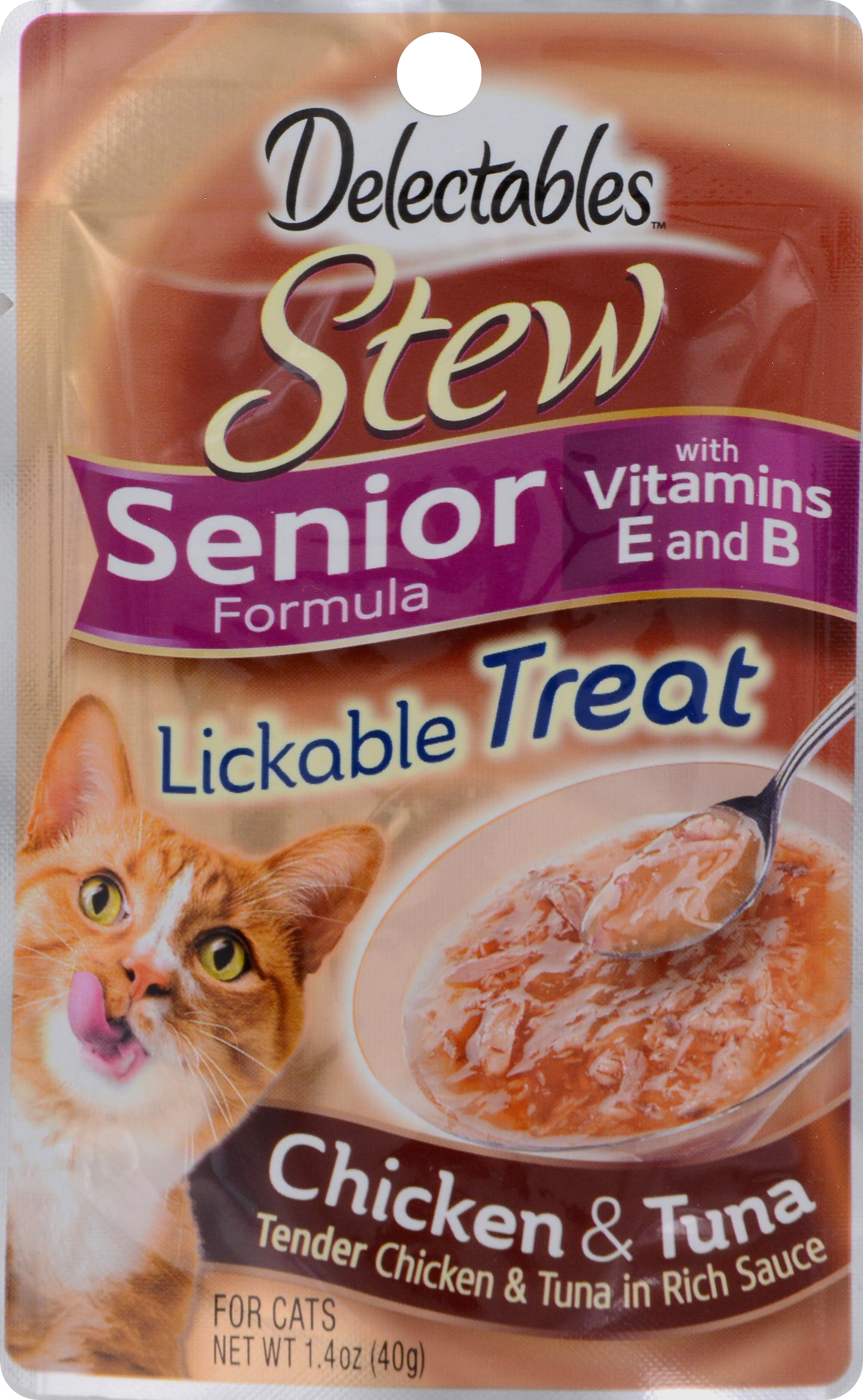 Hartz Delectables™ Lickable Treat Stew Seniors 10 yrs+ Chicken & Tuna 1