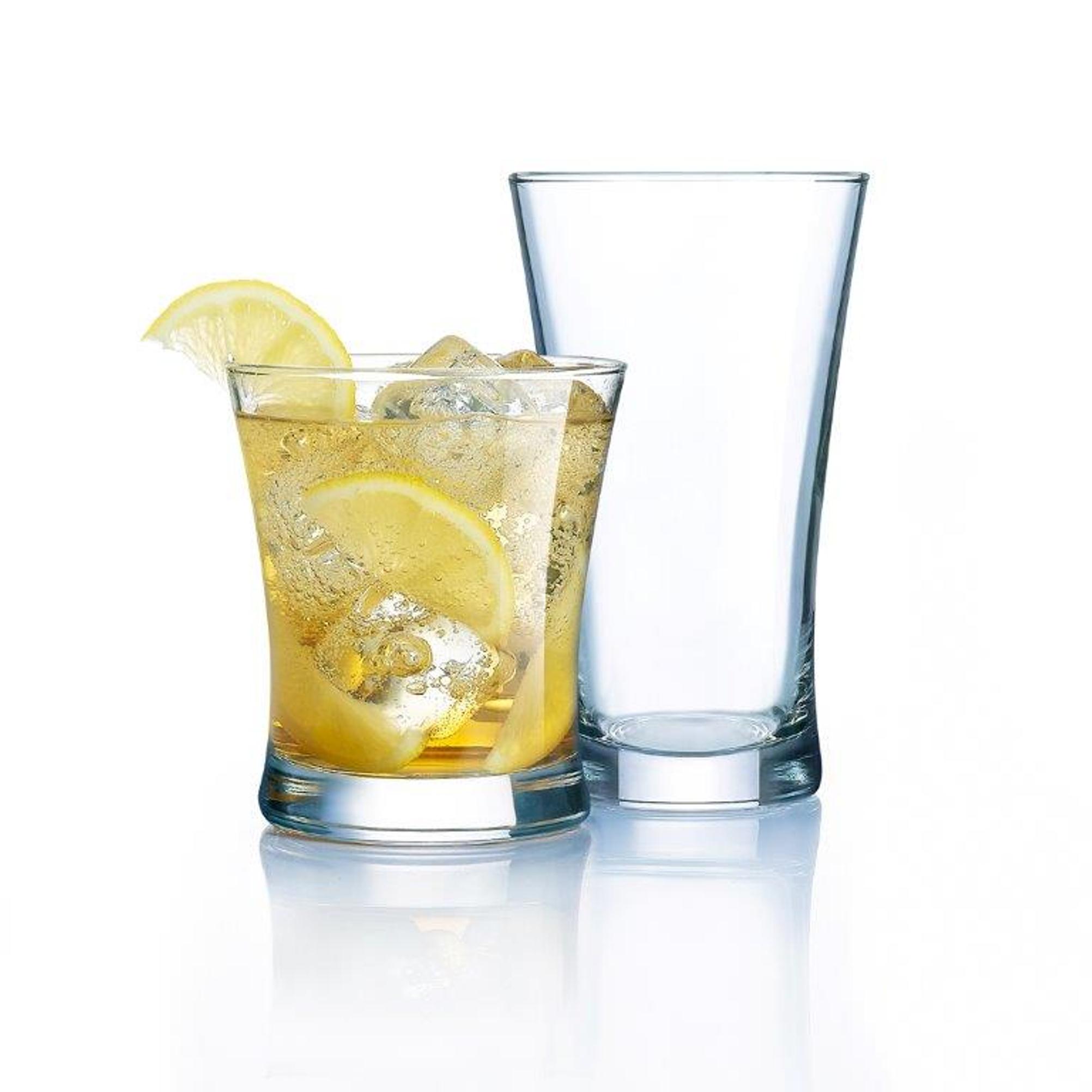 Arc 16.5oz. Eliana 16pc. Glass Set, Clear Arc 16.5oz. Eliana 16pc. Glass Set, Clear