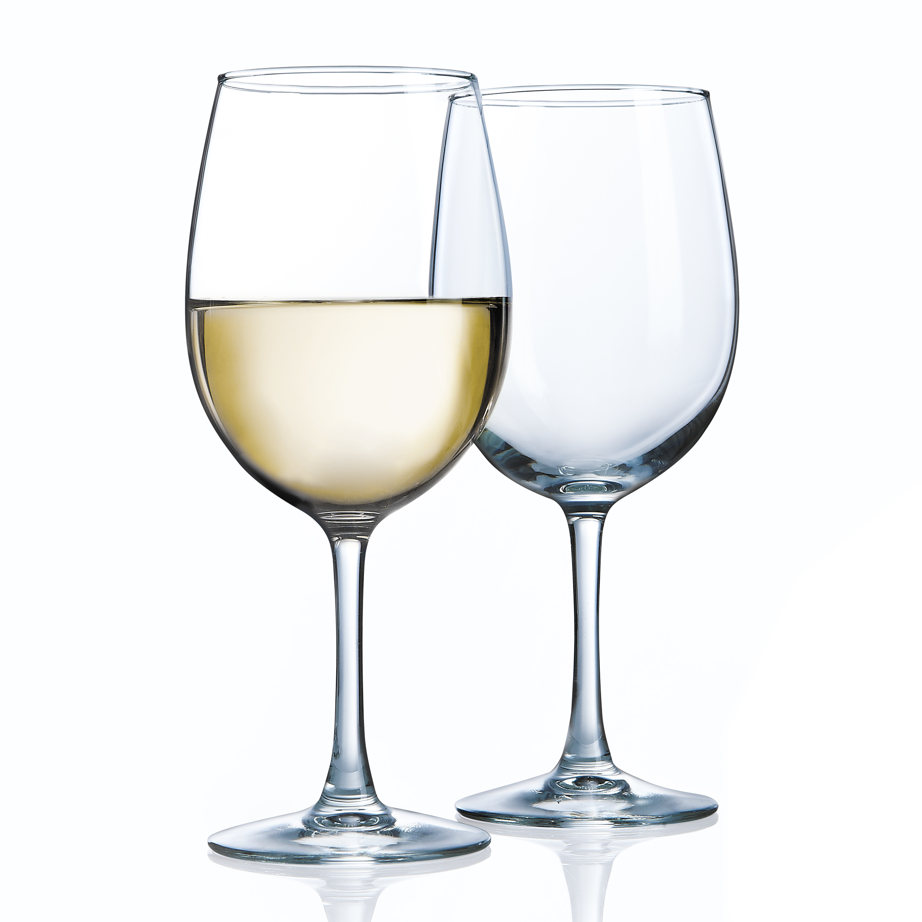 Arc Alto 12pc. 12oz. Tulip White Wine Glass Set, Clear Arc Alto 12pc. 12oz. Tulip White Wine Glass Set, Clear