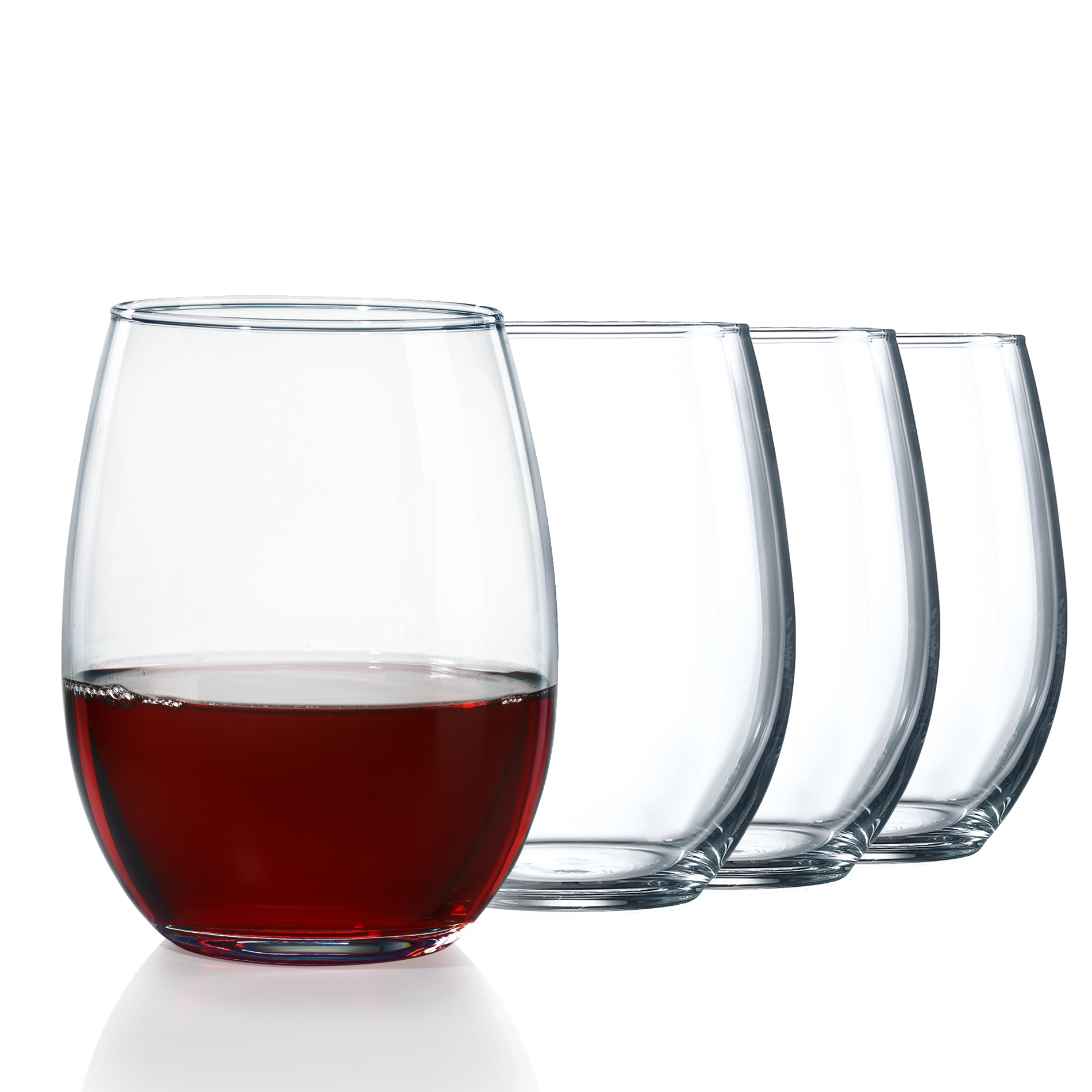 Arc Cachet 4pc. 17.25oz. Stemless Glass Set, Clear Arc Cachet 4pc. 17.25oz. Stemless Glass Set, Clear