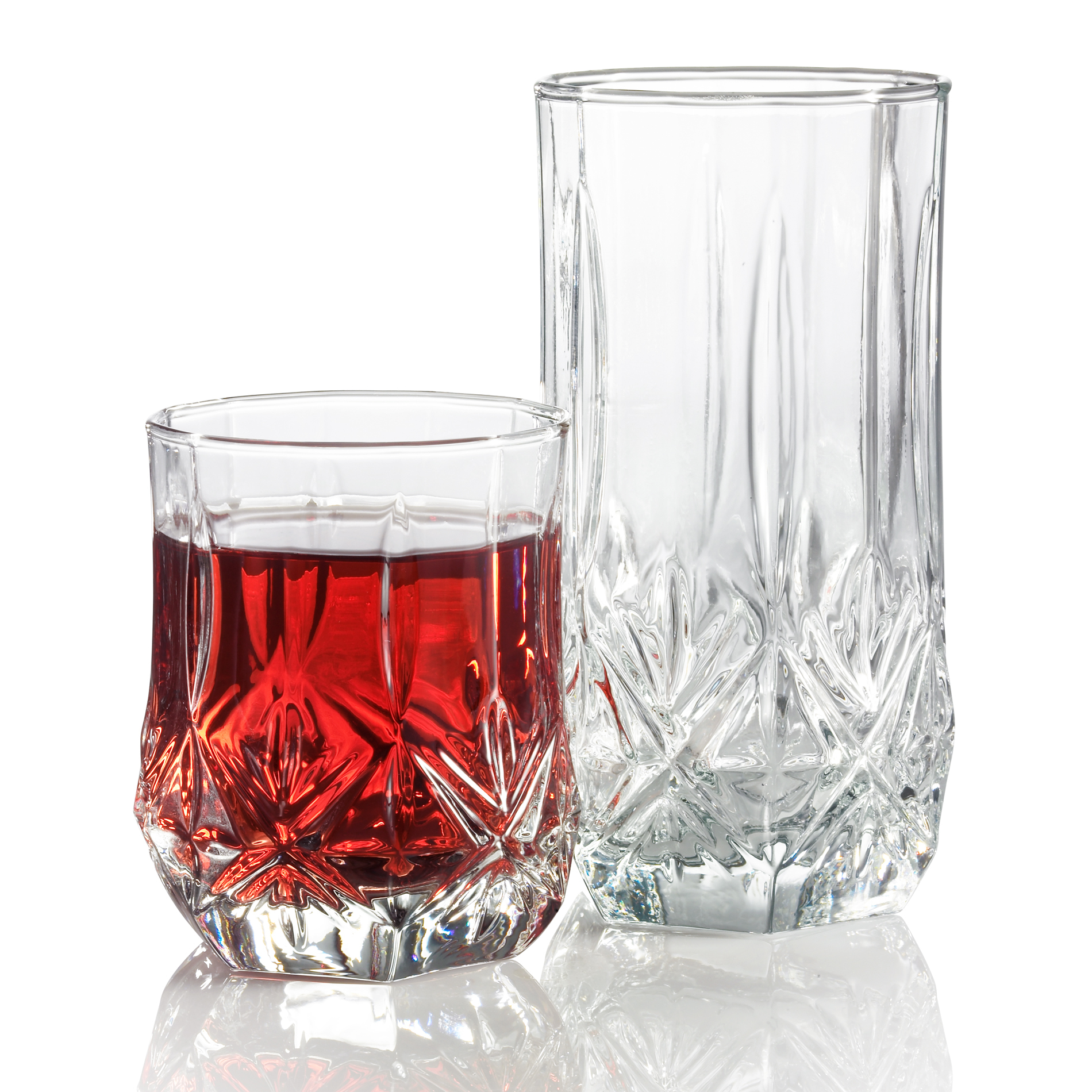 Arc Brighton 16 Oz. Tumbler Set, Clear Arc Brighton 16 Oz. Tumbler Set, Clear
