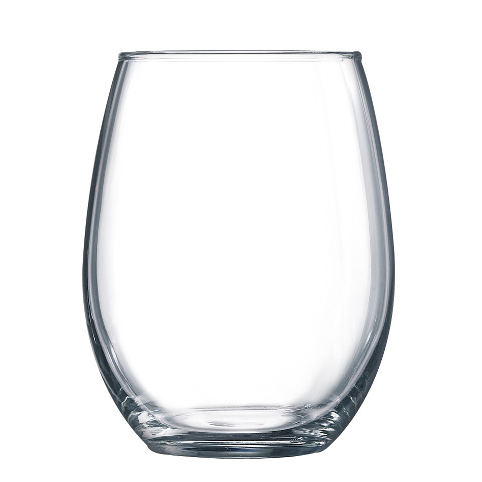 Essential Home 12-Pack Stemless Wine Glass Set - Clear