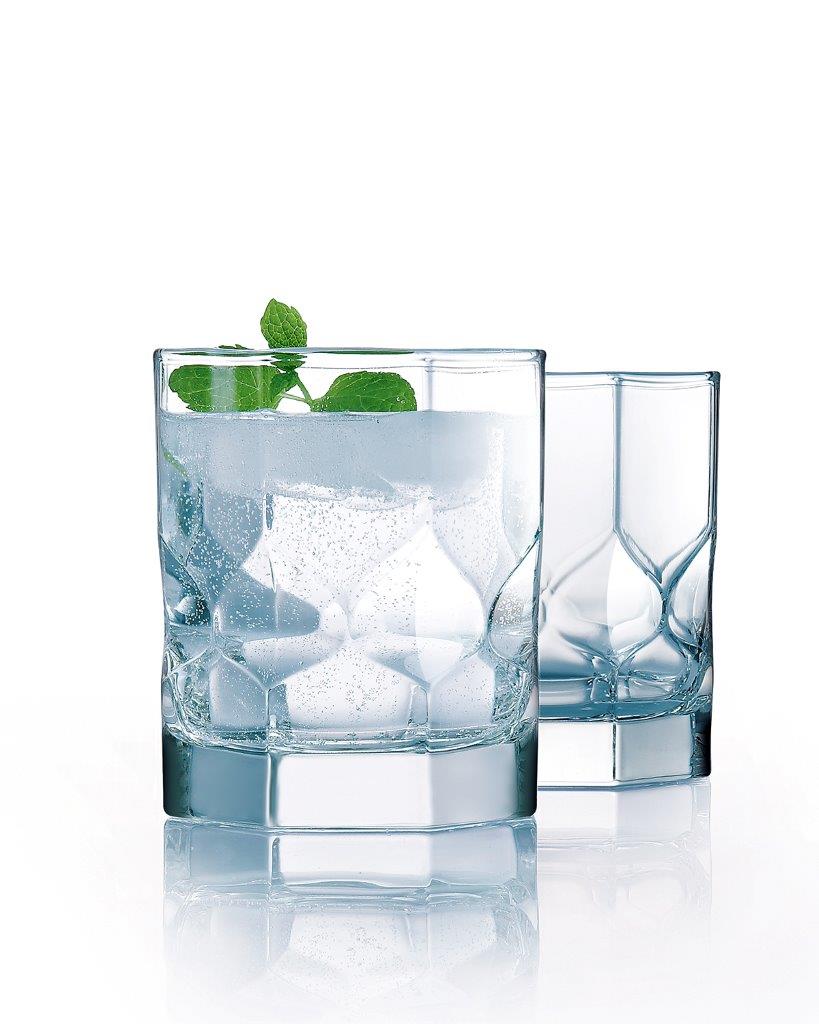 Luminarc 10 Oz. Set of 4 Topaz OTR Glasses - Clear Luminarc 10 Oz. Set of 4 Topaz OTR Glasses - Clear