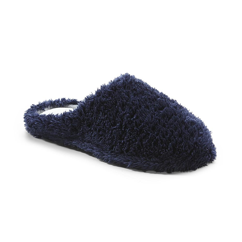 Dearfoams Women's Clog-Style Peacoat Blue Slipper
