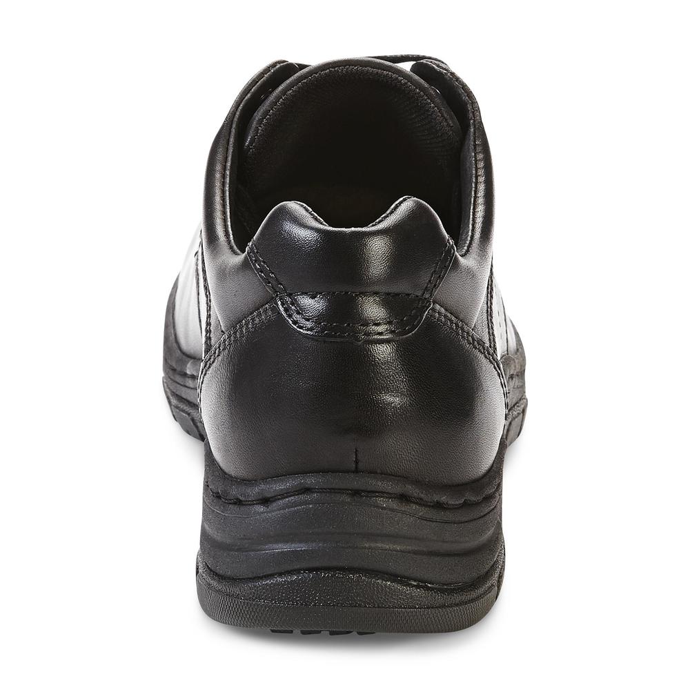 DieHard Men's Soft Toe Slip Resistant Work Oxford Black