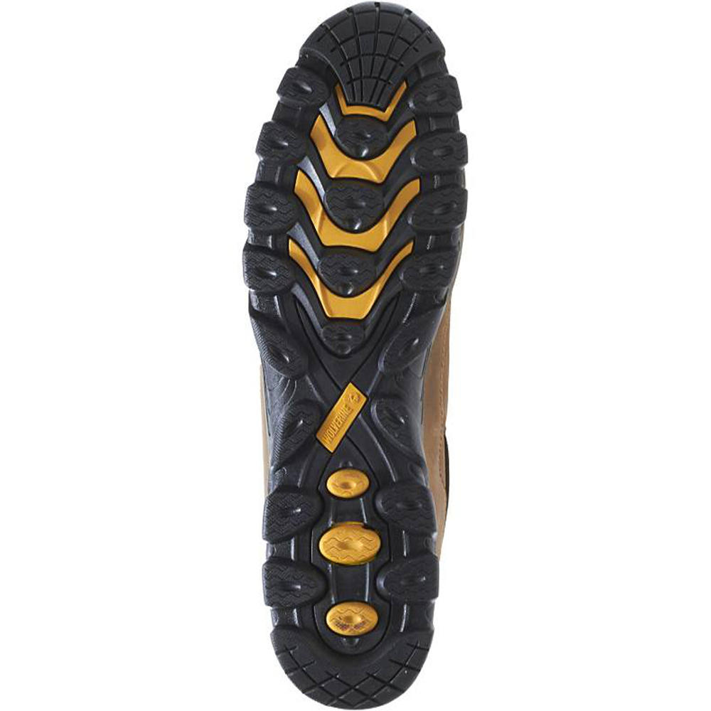 Wolverine Men's Black Ledge 6" Steel Toe Waterproof Work Boot W10397 - Brown