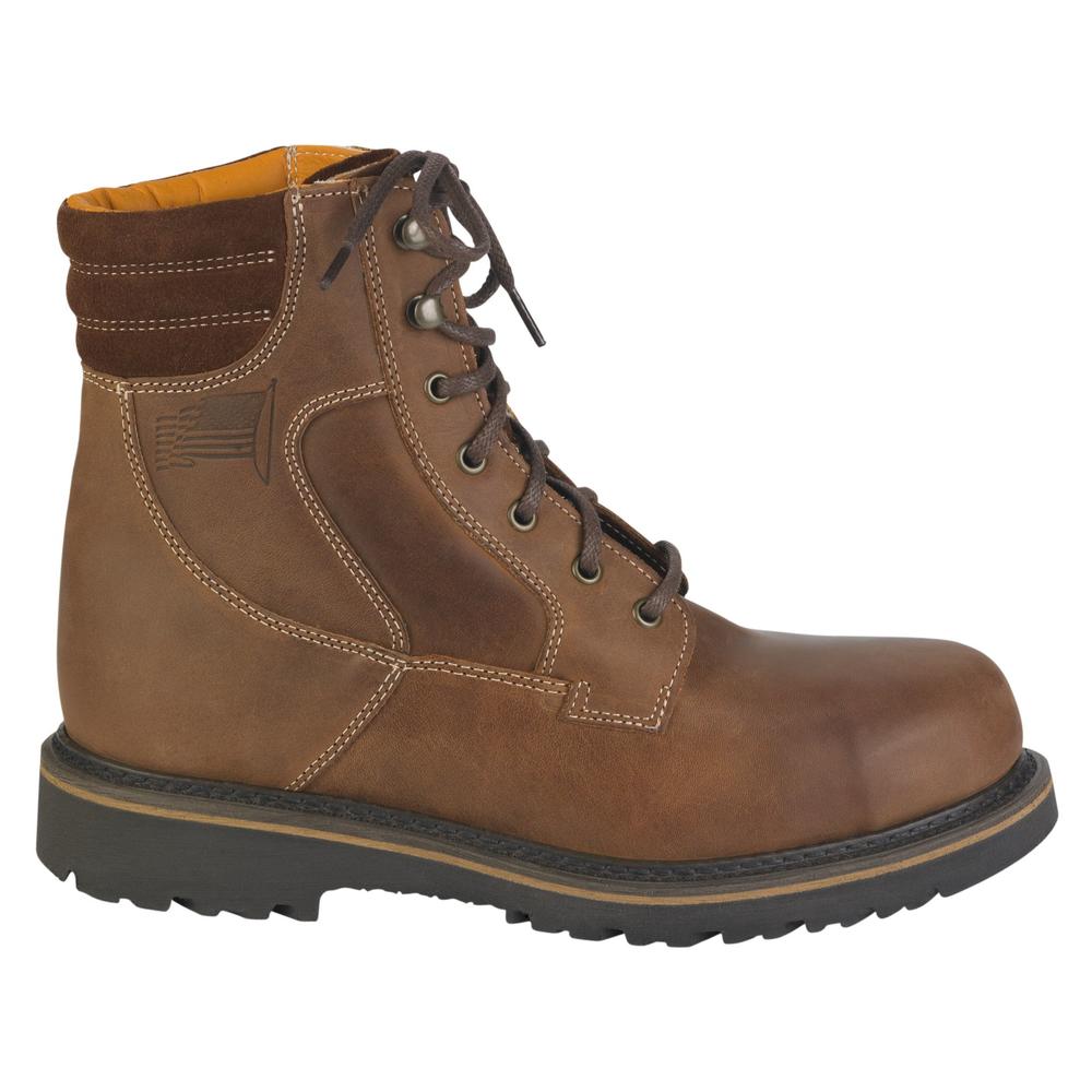 Craftsman Men's 7 inch Steel Toe Work Boot Virginia - Brown