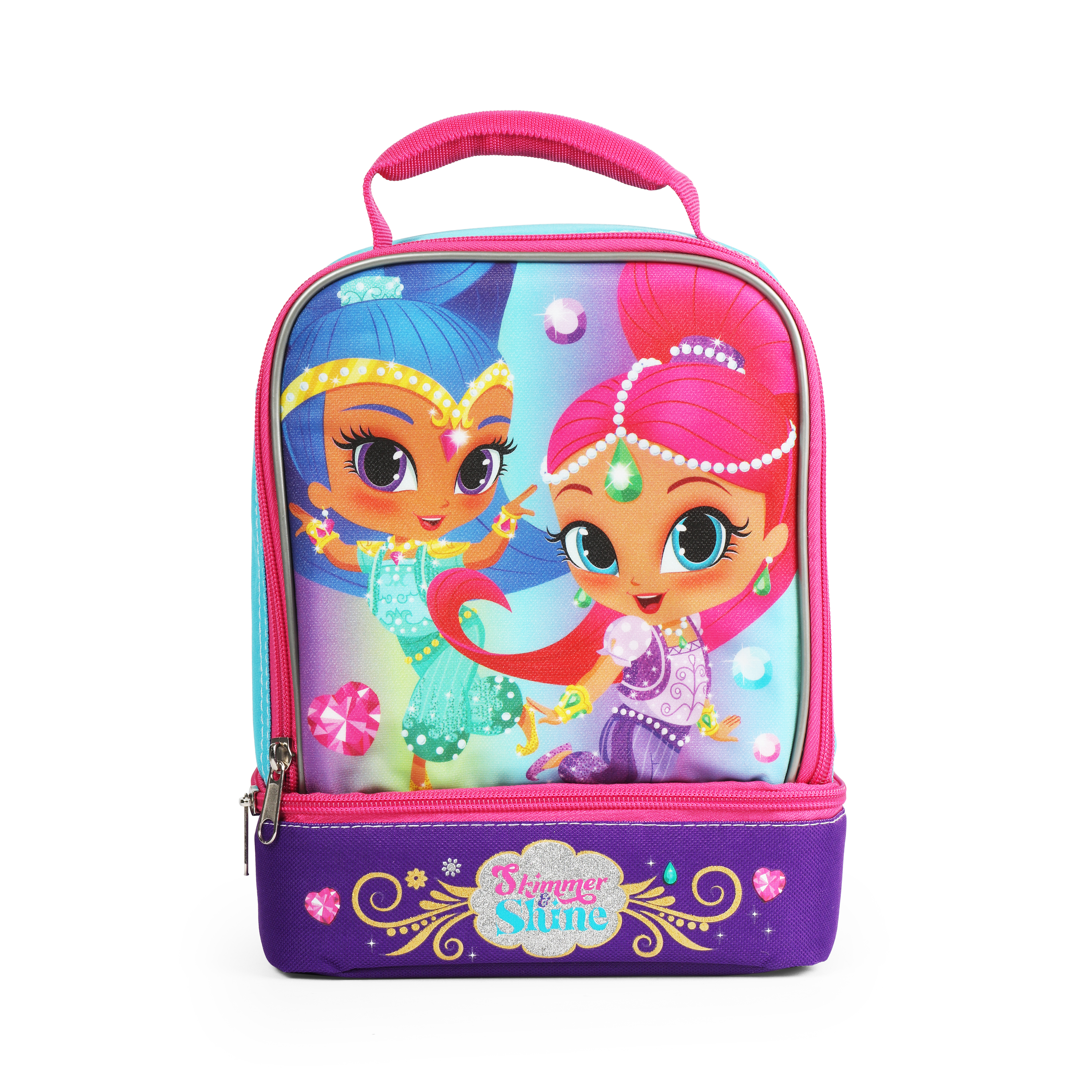 Nickelodeon Shimmer and Shine Insulated Dual-Compartment Lunch Tote