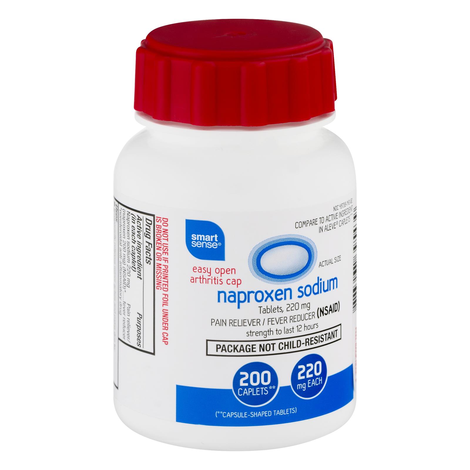Smart Sense Naproxen Sodium Caplets 200 CT Shop Your Way Online