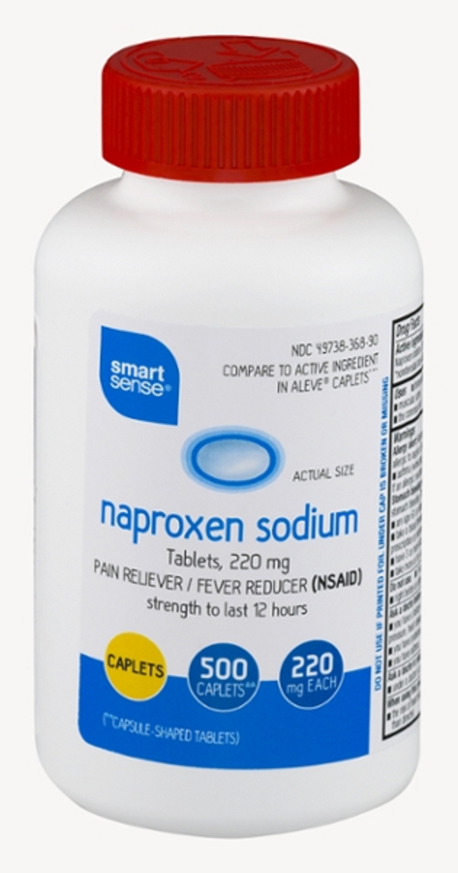 Smart Sense Naproxen Sodium Tablets 220 mg, 500 ct Shop Your Way