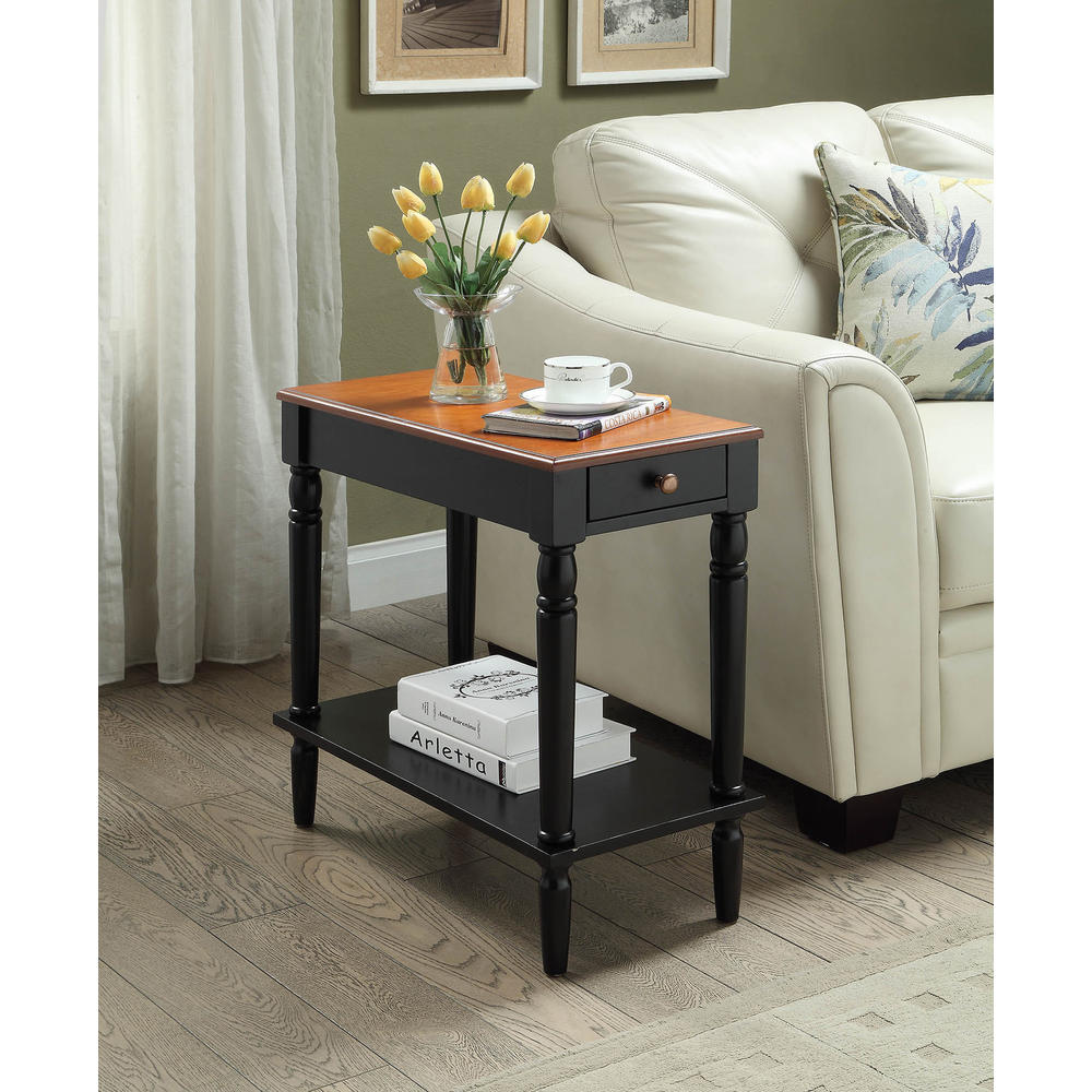 Convenience Concepts French Country No Tools Chairside Table