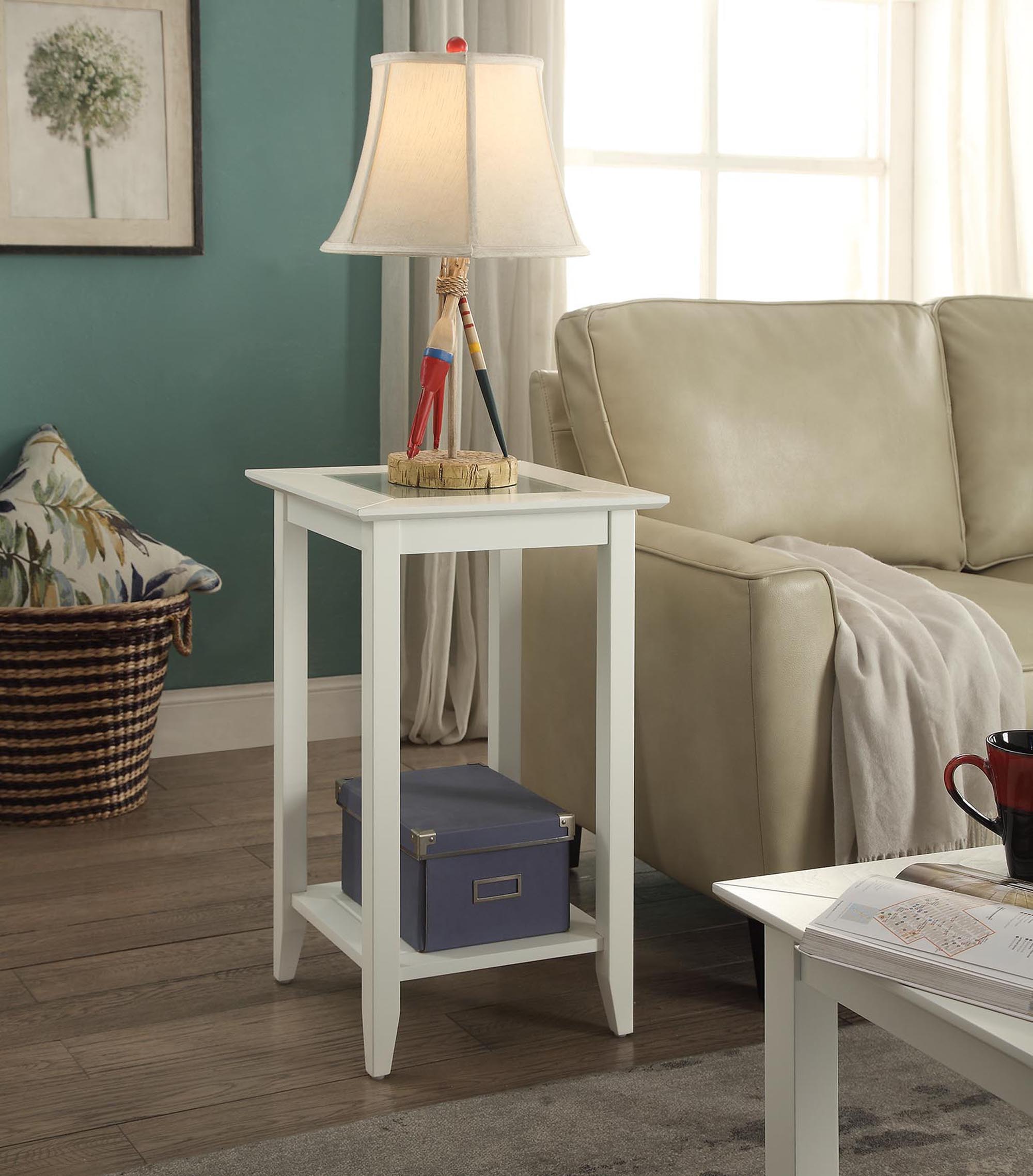 Convenience Concepts Carmel End Table, Brown Convenience Concepts Carmel End Table, Brown