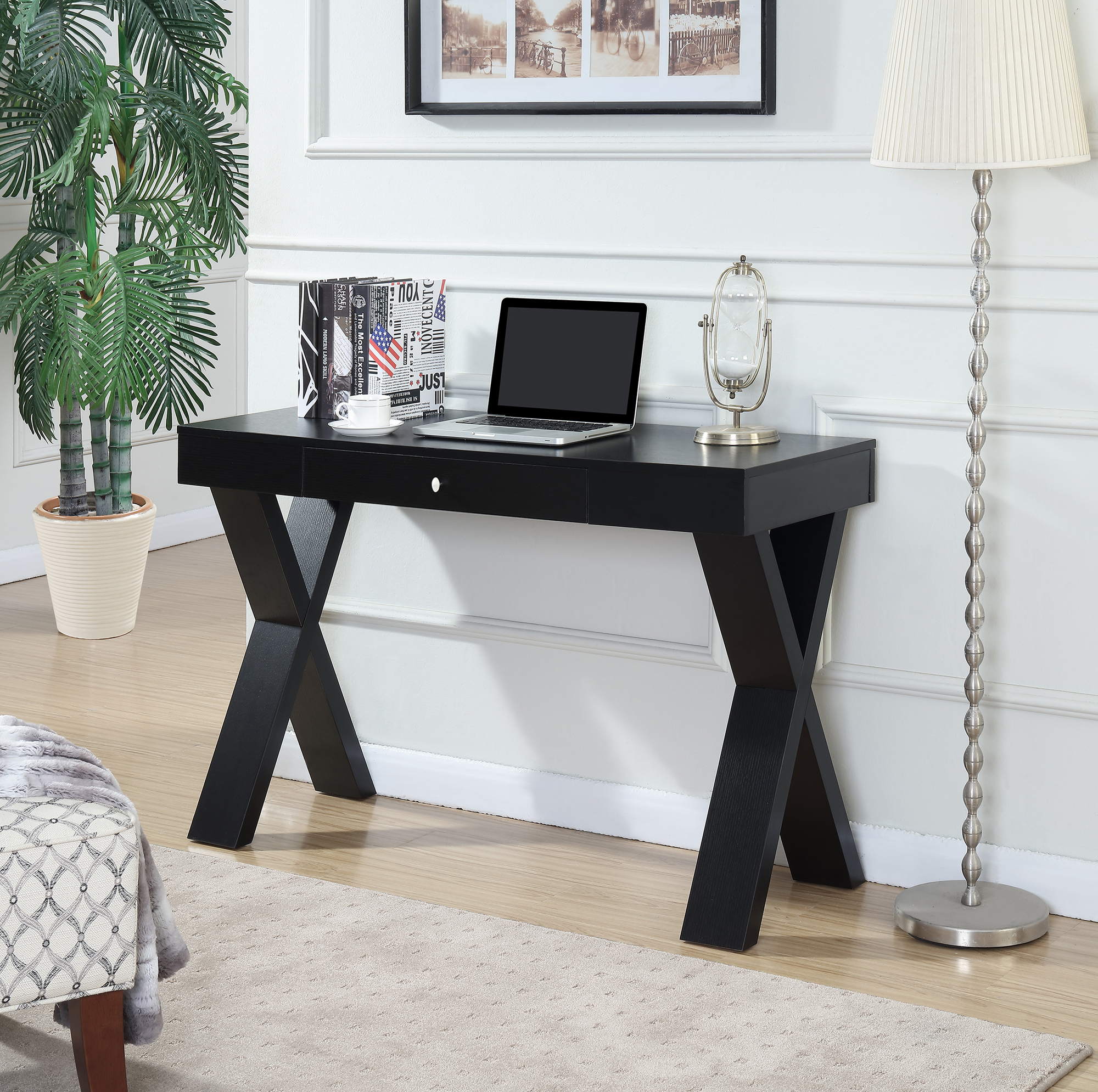Convenience Concepts Newport Desk With Drawer