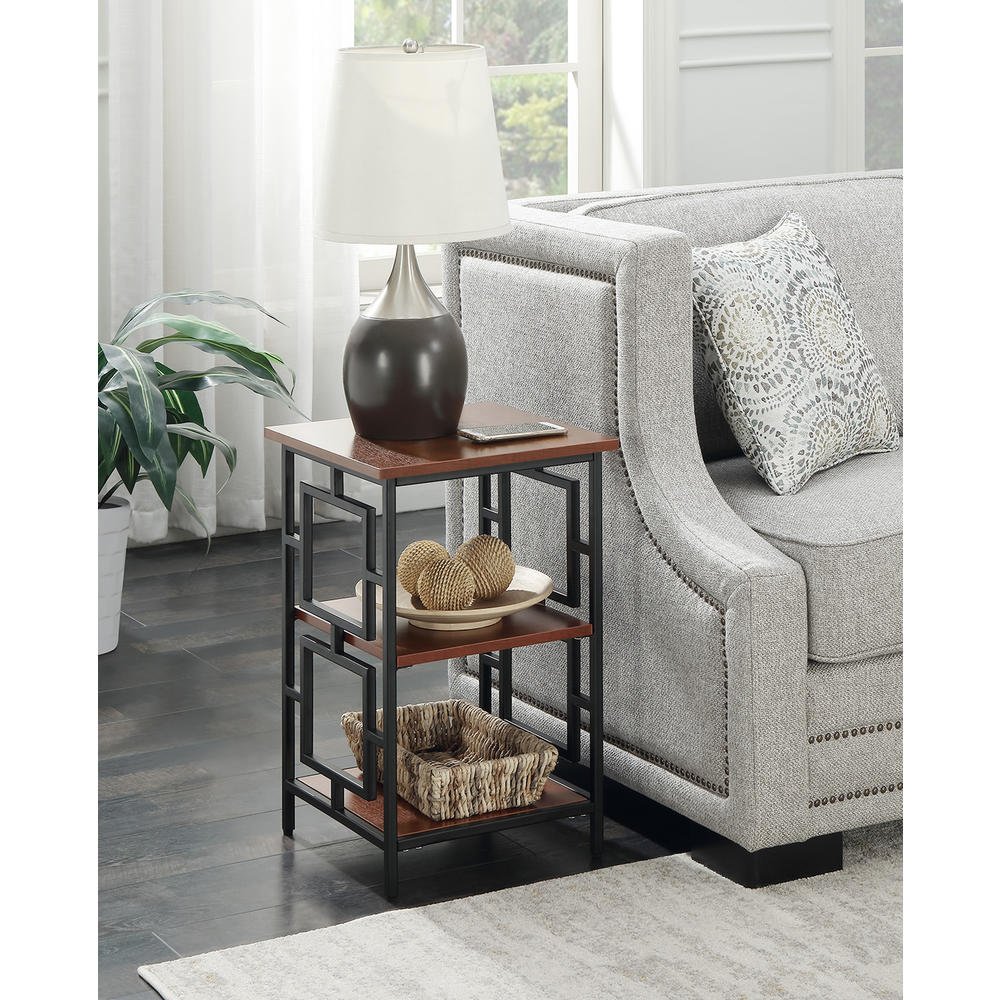 Convenience Concepts Town Square Metal Frame End Table