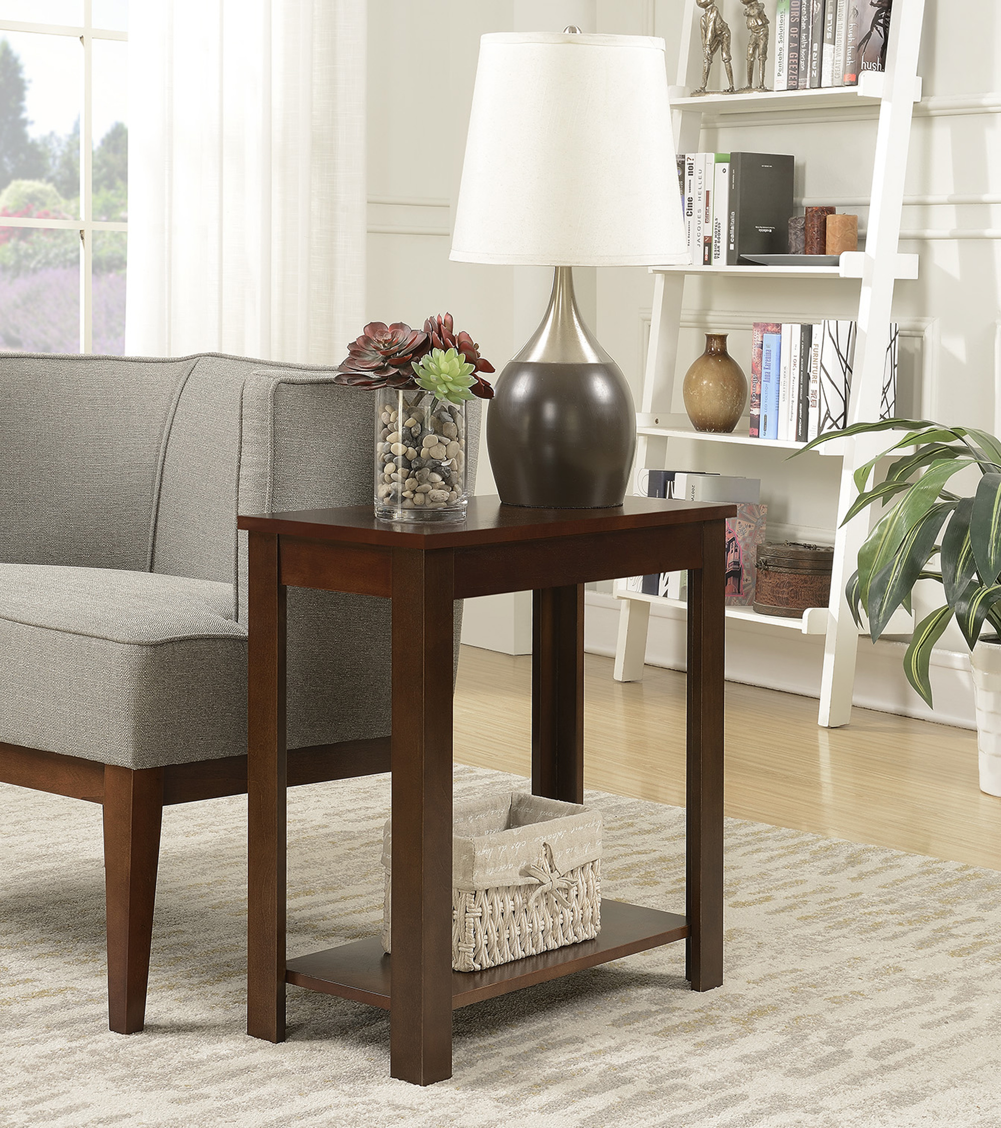 Convenience Concepts Designs2Go Baja Chairside End Table, Brown Convenience Concepts Designs2Go Baja Chairside End Table, Brown
