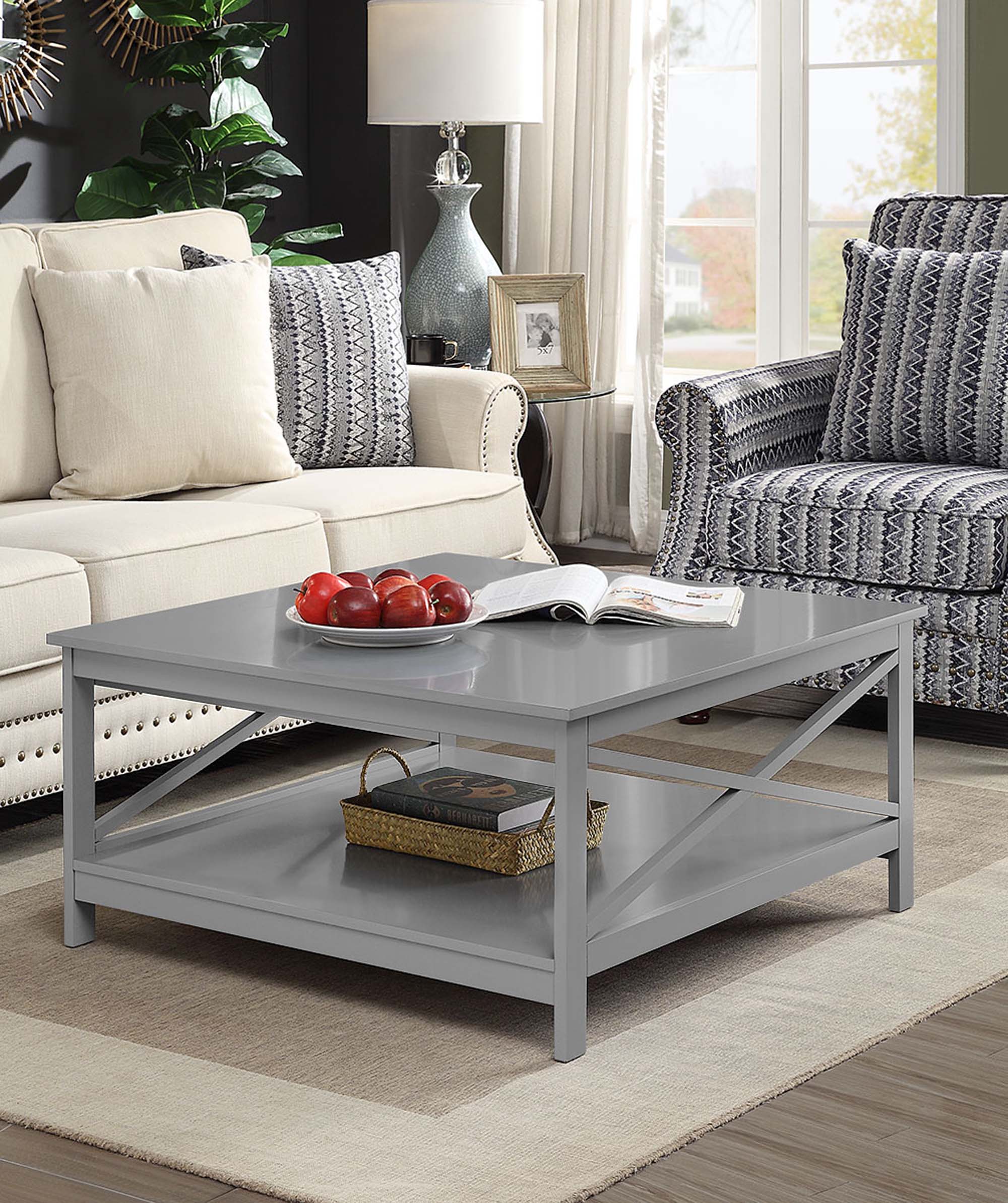 Convenience Concepts Oxford 36" Square Coffee Table