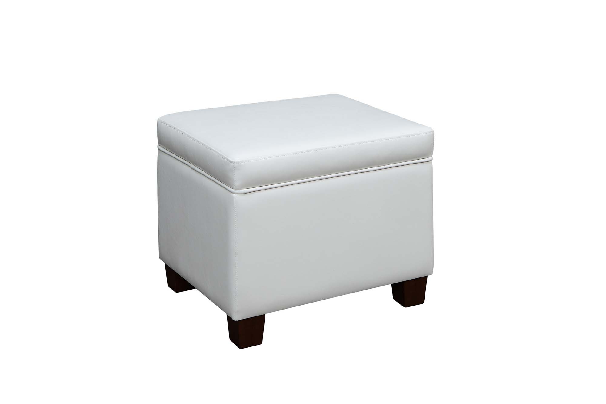 Linon Stephanie Ottoman With Storage - Botanical Linen Pattern, 32x16x18 Inches, 350 Lb Weight Limit - View #9