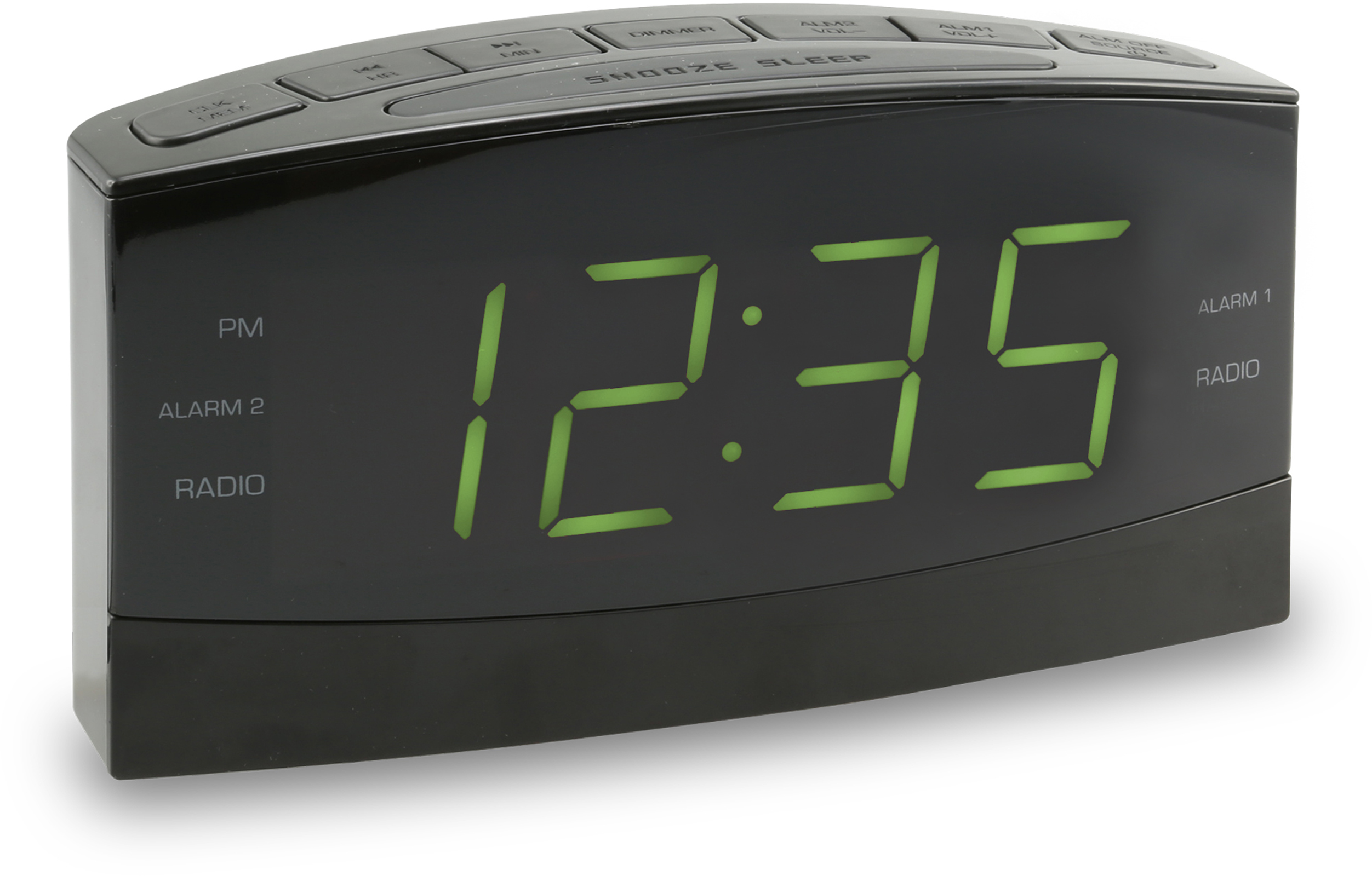 GPX C336B Clock Radio with AM/FM Radio