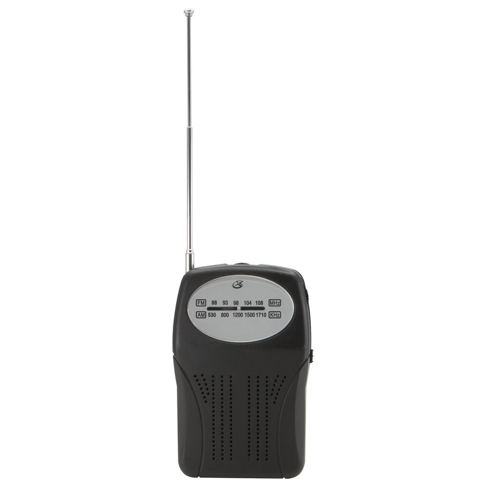 GPX R116B Portable AM/FM Radio